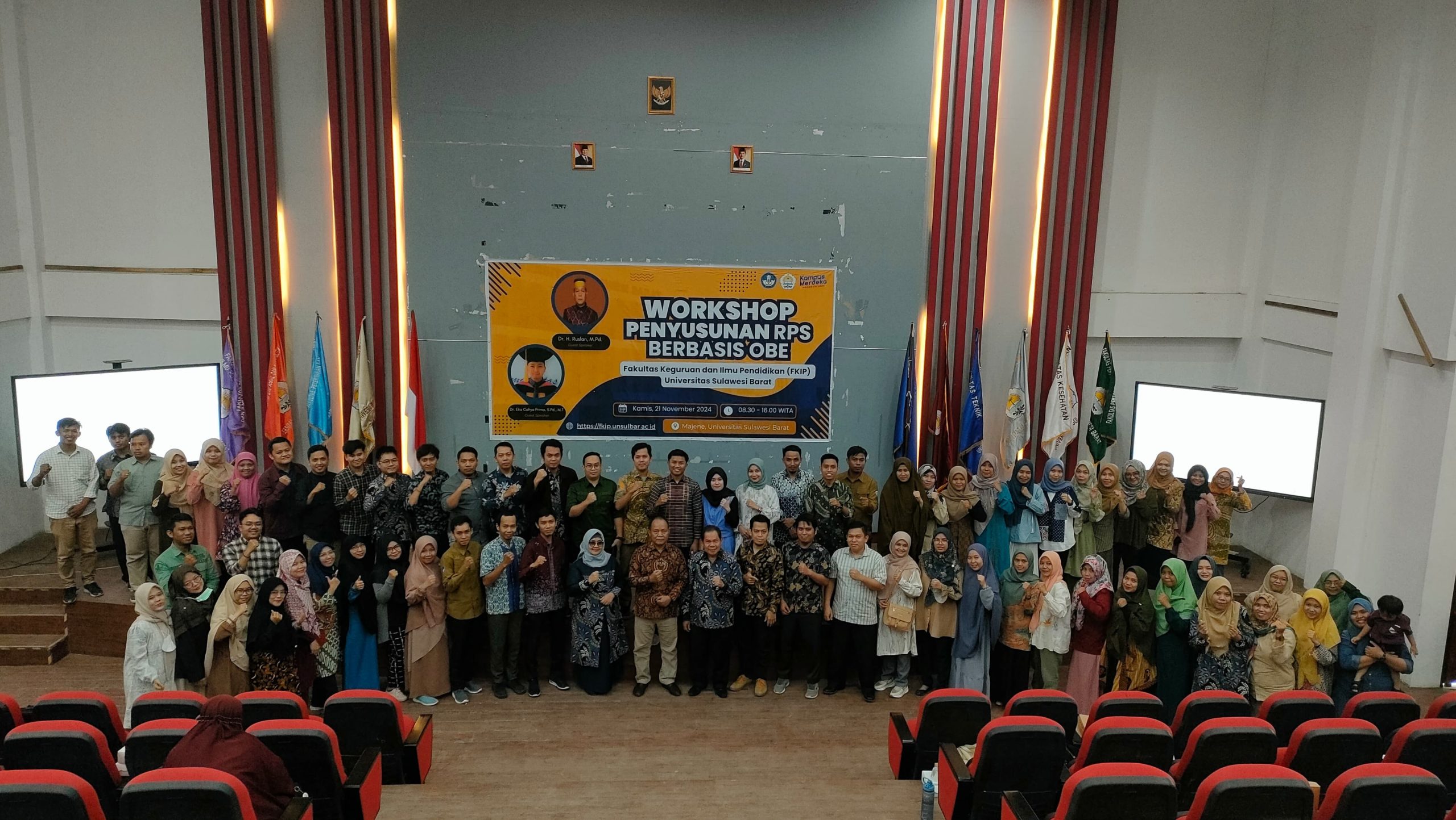Berpacu dengan Waktu! FKIP Unsulbar Gelar Workshop Penyusunan RPS Berbasis OBE di Hari Kedua