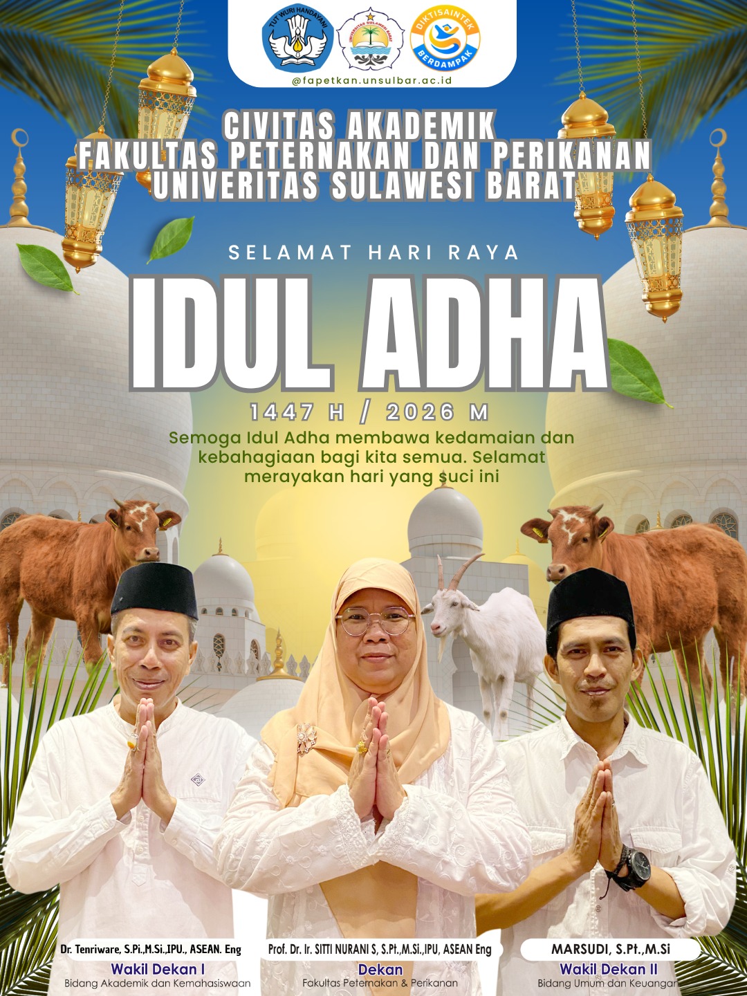 Selamat Menyambut Hari Raya Idul Adha 1447 Hijriah / 2026 Masehi